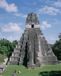 Tempio del Giaguaro (Tempio 1) Maya, Periodo Classico Tardo c.600-900