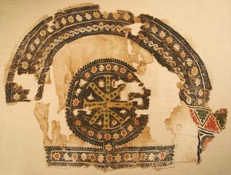 Frammento tessile, bizantino
