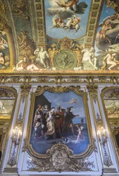 Il rapimento di Elena da parte di Paride, copia dei laboratori del Louvre
