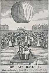 Il pallone aerostatico, 1783, 1920