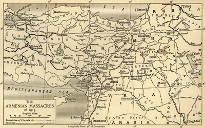 I massacri armeni del 1915, Prima Guerra Mondiale, c1920