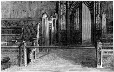 Il Bar della Camera dei Comuni, Westminster, Londra, XIX secolo