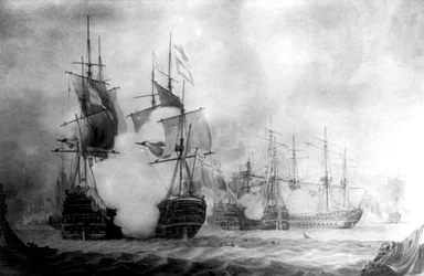 La battaglia di Capo San Vincenzo, XIX secolo