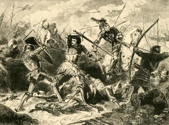 La battaglia di Agincourt, 1415, 1890