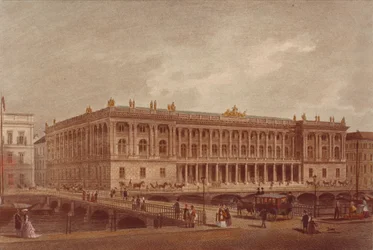 La Borsa di Berlino alla Burgstrasse, fine anni 1860-inizio anni 1870