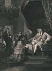 La Carta dei Diritti presentata a Guglielmo e Maria, 1689, metà del XIX secolo