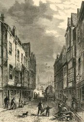 Il Ponte-Foot, Southwark, nel 1810, c1878