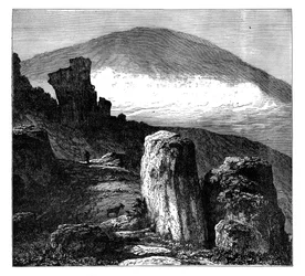 Il Brocken, o Blocksberg, Monti Harz, Germania, c1890