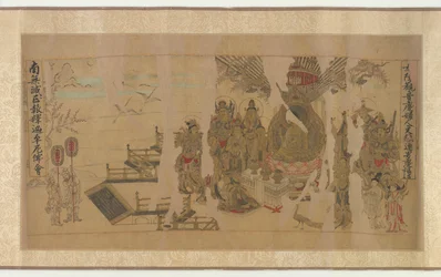 Il Buddha che si rivolge a Yamaraja a Kusinagara, XII-XIII secolo
