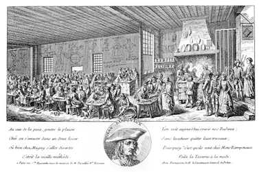 Il cabaret di Ramponneau, 1885