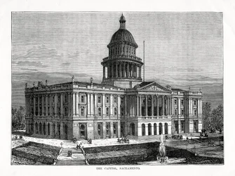 Il Campidoglio, Sacramento, California, USA, 1877