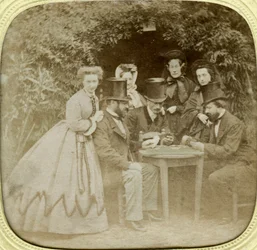 Il gioco delle carte, c1850