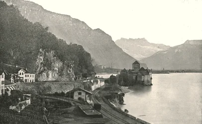 Il Castello di Chillon, Svizzera, 1895