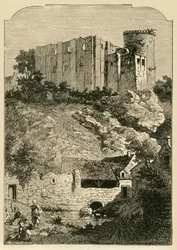 Il castello di Falaise e la fontana di Arlette