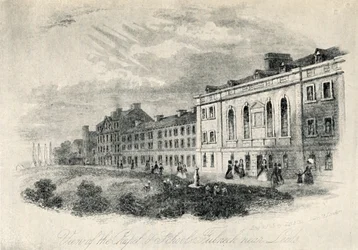 La Cappella e le Scuole, Fulneck vicino a Leeds, 19º secolo, 1947