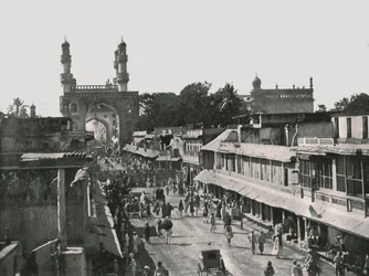 Il Char Minar, Hyderabad, India, 1895