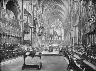Il coro, Cattedrale di Lincoln