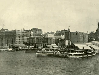 Il Circular Quay, Sydney, 1901