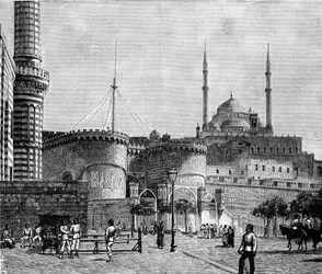 La Cittadella, Il Cairo, Egitto, 1900