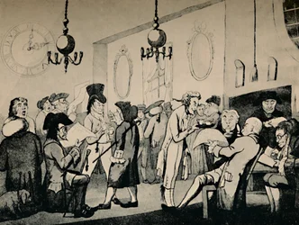 La sala del caffè a Lloyds