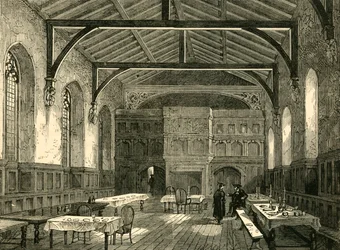 La sala del college, 1881