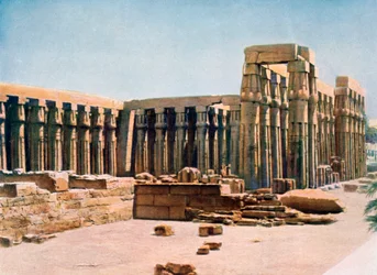La Colonnata di Amenhotep III, Tempio di Luxor, Egitto, XX secolo