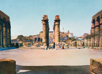 La Colonnata di Amenhotep III, Tempio di Luxor, Egitto, XX secolo