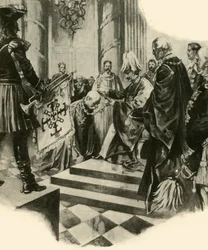 La corte del Kaiser, 1910