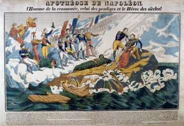 La gloria coronata di Napoleone, XIX secolo