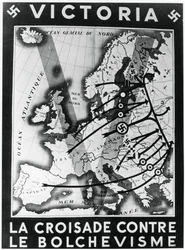 La crociata contro il bolscevismo, manifesto di propaganda della Francia di Vichy, 1941