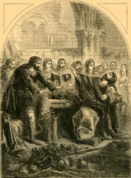 La Morte di Hardicanute, c1890