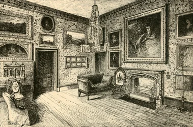 Il salotto ad Abbotsford, 1882