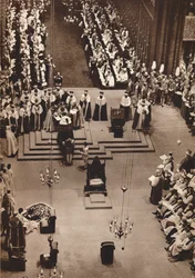 Il Duca di Kent rende omaggio al neoincoronato Re Giorgio VI, 1937