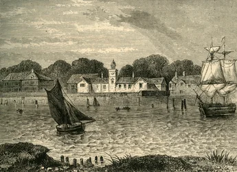 Le case di carità del Duca di Norfolk, nel 1796, c1878