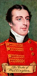 Il Duca di Wellington, da una serie di carte da sigarette, 1935