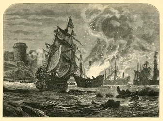 Gli olandesi nel Medway: Attacco di De Ruyter al castello di Upnor, 1667, 1890