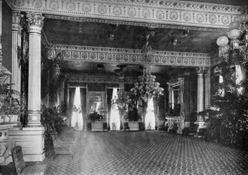 La Sala Est alla Casa Bianca, Washington DC, USA, 1908