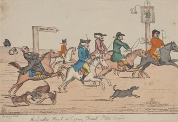 La caccia di Pasqua a Epping Forest, Seconda Piastra, ca. 1810