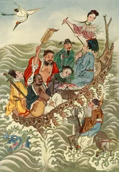 Gli Otto Immortali che Attraversano il Mare, 1922