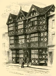 Hotel The Feathers, 1898
