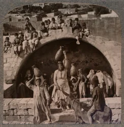 La Fontana della Vergine, Nazareth, c1900