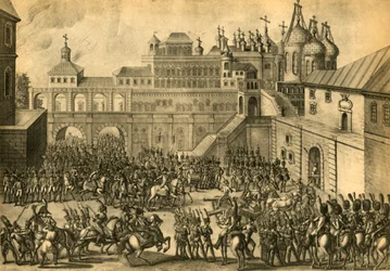 I francesi entrano nella città di Mosca, settembre 1812, 1921