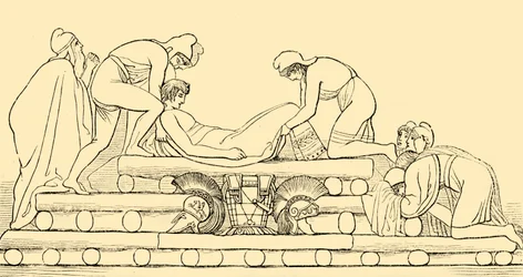 Il funerale di Ettore, 1890