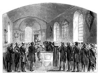 Il funerale di Sir Robert Peel, Staffordshire