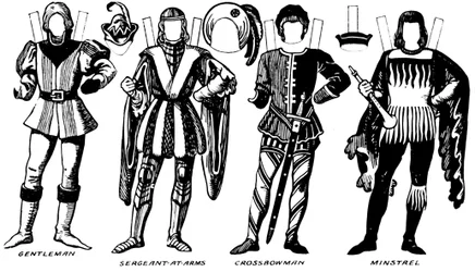 La Galleria del Costume Britannico: Gli abiti indossati nel regno di Riccardo III, c1934