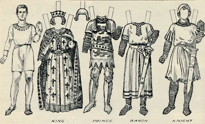 La Galleria del Costume Britannico: Cosa indossavano uomini e donne al tempo di Enrico III, c1934