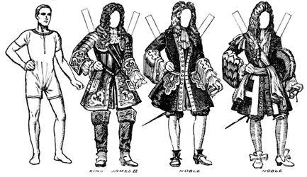 La Galleria del Costume Inglese: Alcuni degli abiti indossati al tempo di Guglielmo III, c1934
