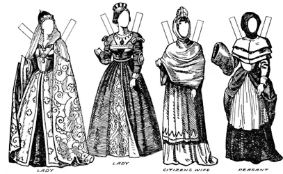 La galleria del costume inglese: alcuni degli abiti indossati al tempo di Guglielmo III, c1934