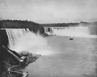 Il contorno generale del Niagara, XIX secolo