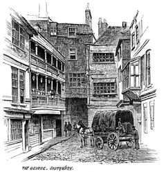 The George Inn, Southwark, Londra, 1887